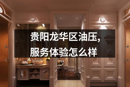 贵阳龙华区油压,服务体验怎么样